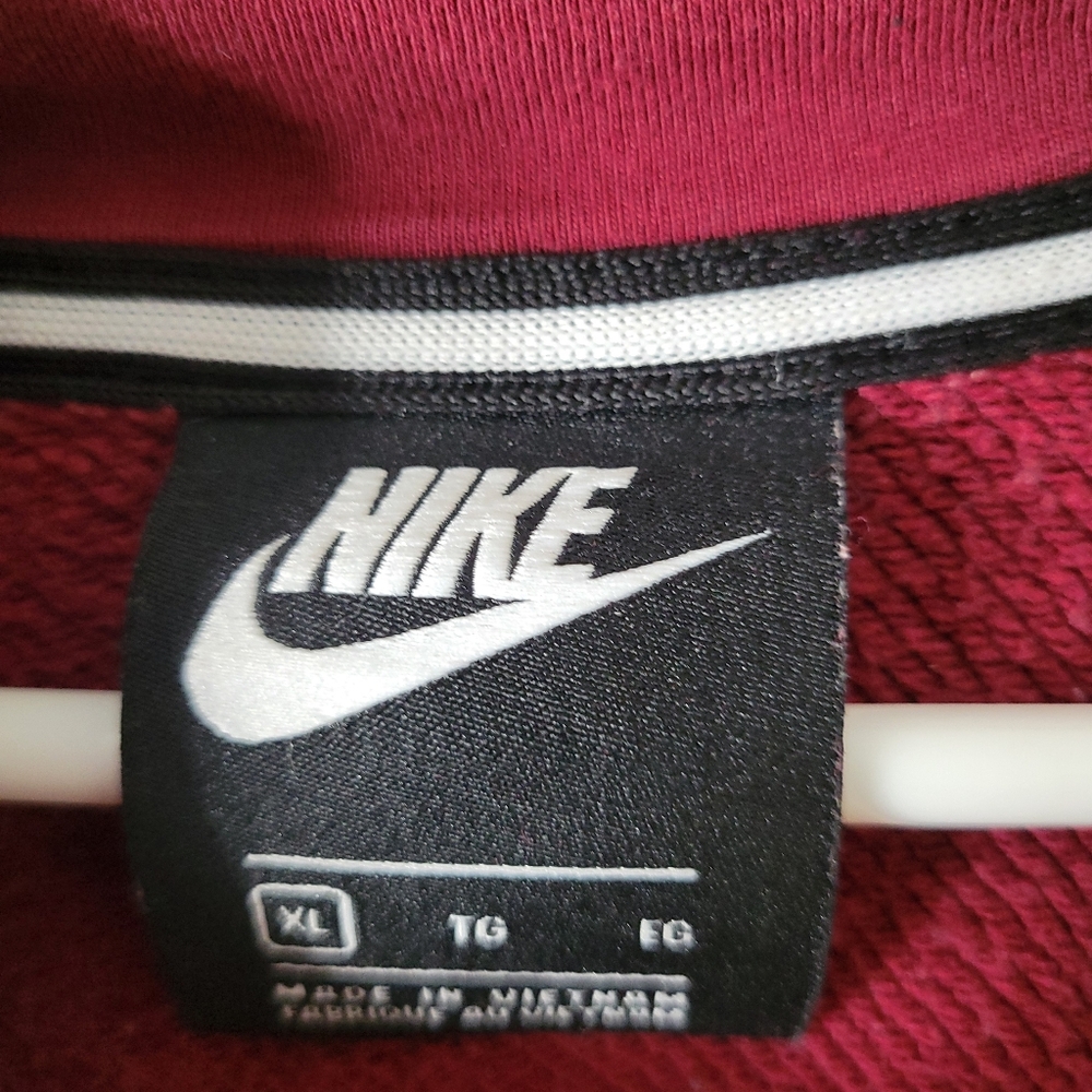 Nike Maroon Hoodie Sweatshirt - Picture 5 of 7